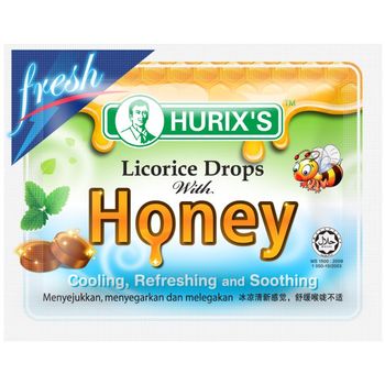 Hurix's Licorice Drops with Honey 15g