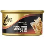 Sheba Cat Canned Food Tuna White Meat With Shredded Crab 85g