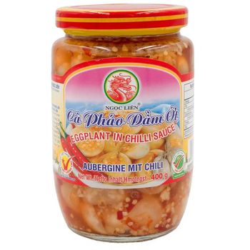 Ngoc Lien Pickled Eggplant In Chilli Sauce Ca Phao Dam Ot