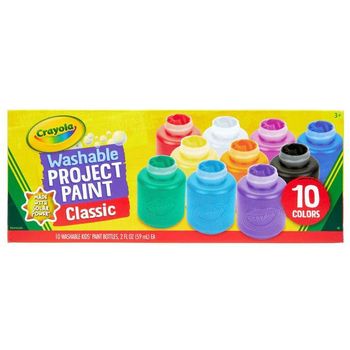 Crayola Washable Kids Paint 10ct 60ml
