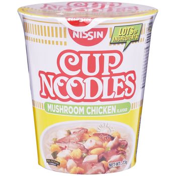 Nissin Instant Cup Noodles Mushroom Chicken 75g