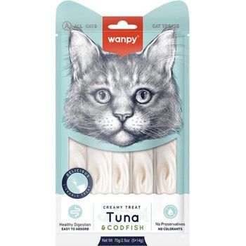 Wanpy Creamy Treat Tuna-Codfish 70g