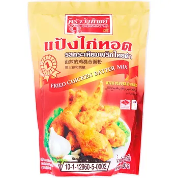 Krua Wang Thip Fried Chicken Flour Garlic and Black Pepper Flavor 500g