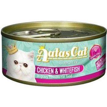 Aatas Cat Canned Food Creamy Chicken And Whitefish 80g