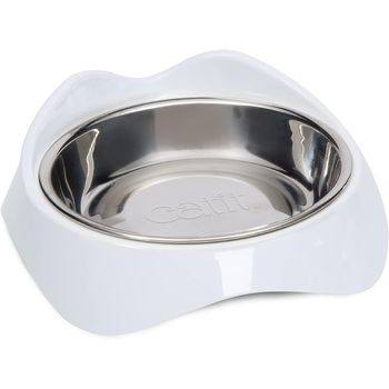 Catit Feeding Dish Single White