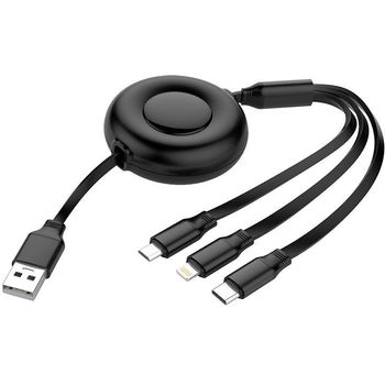 Sikenai Smart 3 In 1 Quick Charge Cable