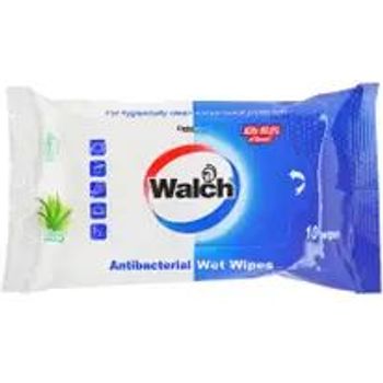 Walch Antibacterial Wet Wipes Aloe 10s