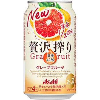 Asahi Luxury Squeezed Grapefruit 350ml