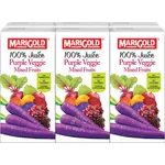 Marigold 100 Packet Juice Purple Veggie Mixed Fruits