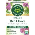 Traditional Medicinals Herb Tea Og2 Red Clover Pack Of 6 Size 16 Bag No Artificial Ingredientsgmo Kosher 95%+ Organic