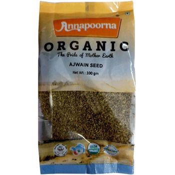 Biji Ajwan Organik Annapoorna 100g