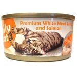 Jolly Cat Canned Food Premium White Meat Tuna & Salmon 80g