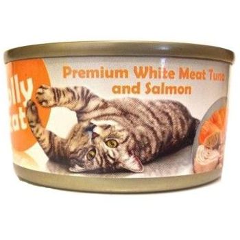 Jolly Cat Canned Food Premium White Meat Tuna & Salmon 80g