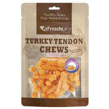 Afreschi Dog Soft Knotted Turkey Tendon Strip 80g x 9 packs