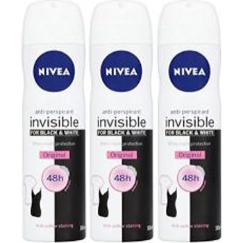 Nivea For Women Anti Perpirant Spray Invisible For Black White 48h 150ml