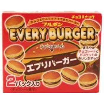 Bourbon Every Burger Chocolate Filled Cookies 66g