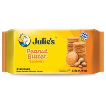 Julie's Peanut Butter Sandwich Filled Biscuit 135g