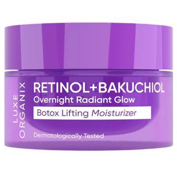 Luxe Organix Retinol And Bakuchiol Overnight Radiant Glow Botox Lifting Moisturizer 50g