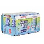 Pokka Peppermint Green Tea 6x300ml