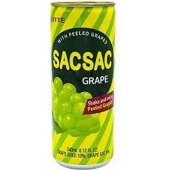 Lotte Sac Sac Juice Mandarin Orange Grape Grape 8.04 Floz Pack Of 12
