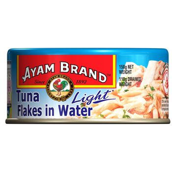 Ayam Brand Tuna Flakes Water Light 150g