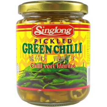 Sing Long Pickled Green Chilli 200g