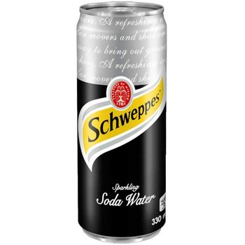 Schweppes Soda Tonic Water Can 330ml