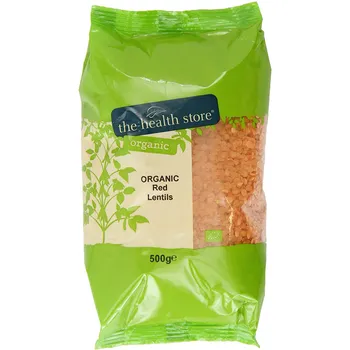The Health Store Organic Red Lentils 500g