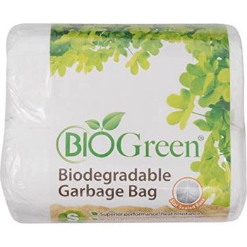 Biogreen Disposable Garbage Bag White Small