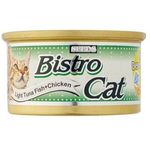 Bistro Cat Canned Food Light Tuna Fish And Chicken 80g