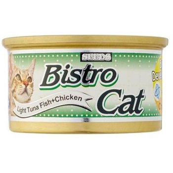 Bistro Cat Canned Food Light Tuna Fish And Chicken 80g
