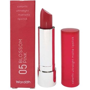 Wardah Colorfit Ultralight Matte Lipstick 05 Blossom Pink 3.6g