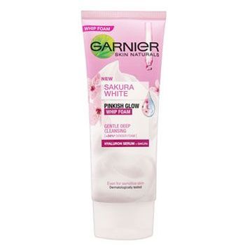Garnier Sakura White Pinkish Glow Whip Foam Skin Care 100ml