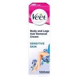 Veet Hair Removal Cream Sensitive Skin With Aloe Vera Vitamin E 100ml
