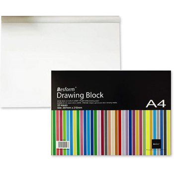 Besform Drawing Block with 20 Leaves A4