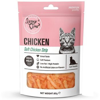 Jerky Time Dried Chicken Jerky Bites for Cat 80g
