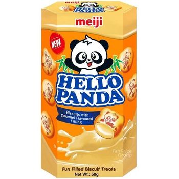 Meiji Hello Panda Caramel Biscuit 50g
