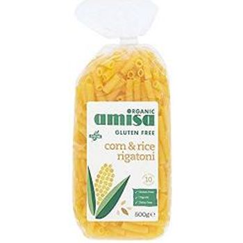 Amisa Organic Gluten Pasta Corn & Rice Rigatoni 500g