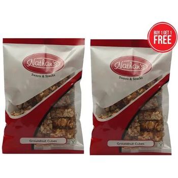Nathan's Groundnut Cubes Traditional Snack 200g