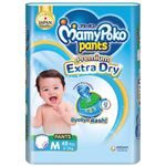 MAMY POKO M PANTS PREMIUM EXTRA DRY DIAPERS 6-12KG, 48PCS