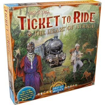 Asmodee Ticket To Ride The Heart Of Africa Expansion