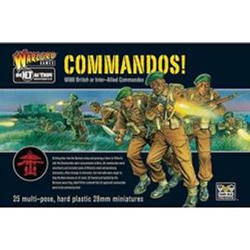 Warlord Games Bolt Action Commandos! British or Inter-Allied Commandos 1 56 WWII Military Wargaming Plastic Model Kit