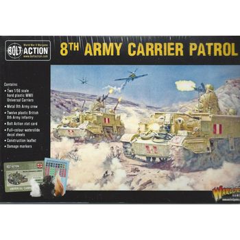 Warlord Games Bolt Action WW2 British 8th Army Carrier Patrol NIB