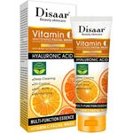 Disaar Vitamin C Whitening Facial Wash Wash Glow And Moisture Hyaluronic Acid 100ml