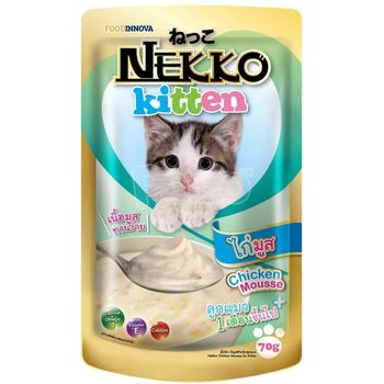 Nekko Pouch Chicken Mousse Kitten 70g