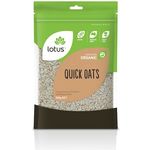 Lotus Organic Quick Oats 500g