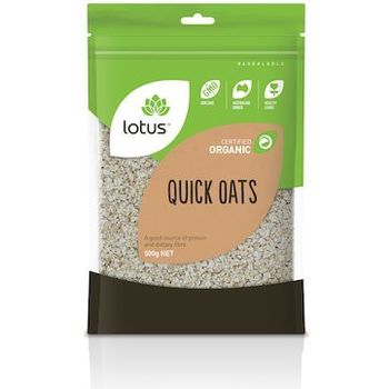 Lotus Organic Quick Oats 500g