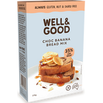Well & Good Choc Banana Bread Mix 375g