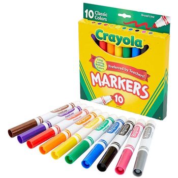 Crayola Markers Classic Colors 10 Pack
