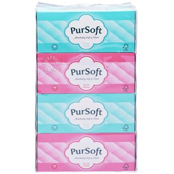 Pursoft Facial Tissue Box 3ply